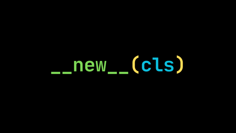 Python Dunder New Explained